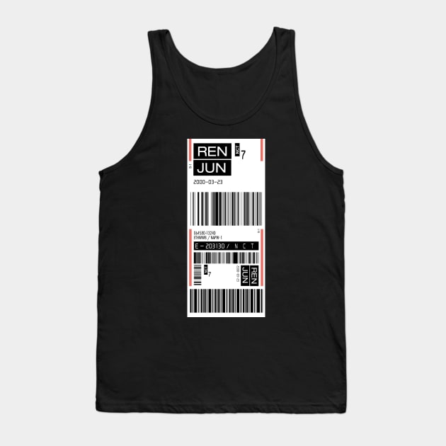 NCT's RENJUN's TAG - RESONANCE Tank Top by Duckieshop